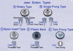  Jean Button Types 